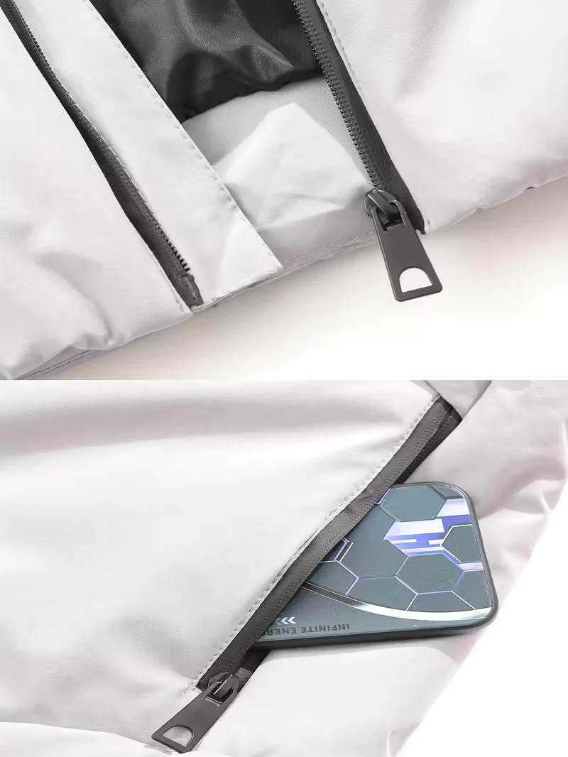 Veste Chauffante Intelligente Homme avec 11 Zones de Chauffage, Double Commande et 3 Niveaux de Température – Idéale pour l’Automne et l’Hiver