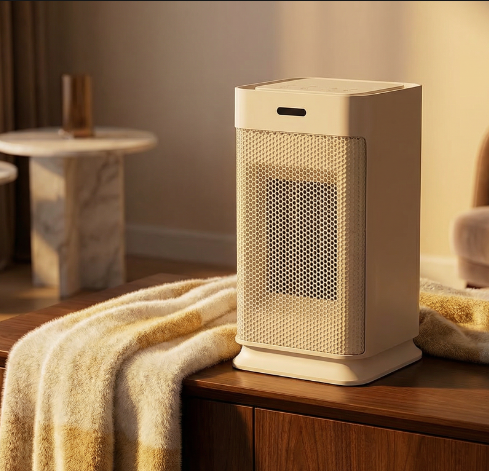 Chauffage d’Espace Portable 1200W – Céramique PTC, Chauffage Rapide, Oscillation, Télécommande & Minuterie