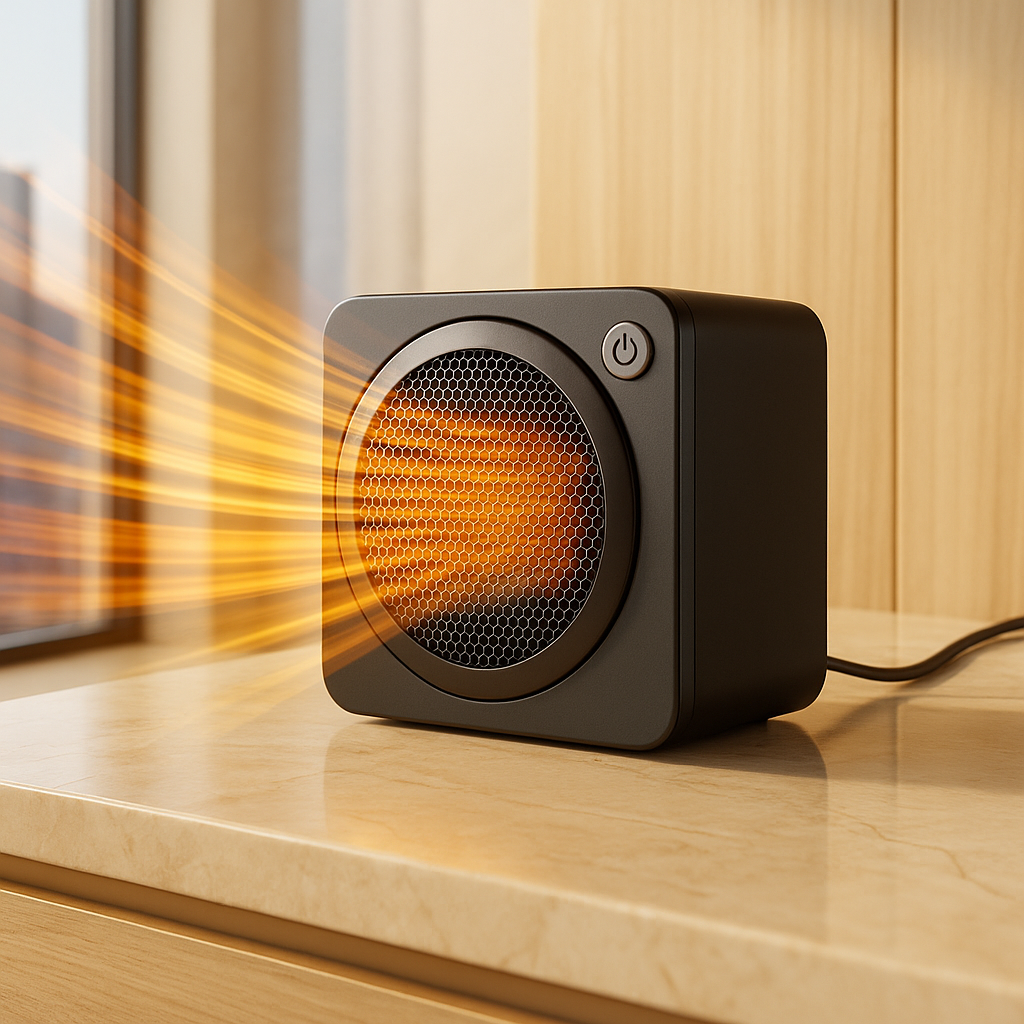 Chauffage d’Espace 500W – Céramique PTC, Compact & Économique