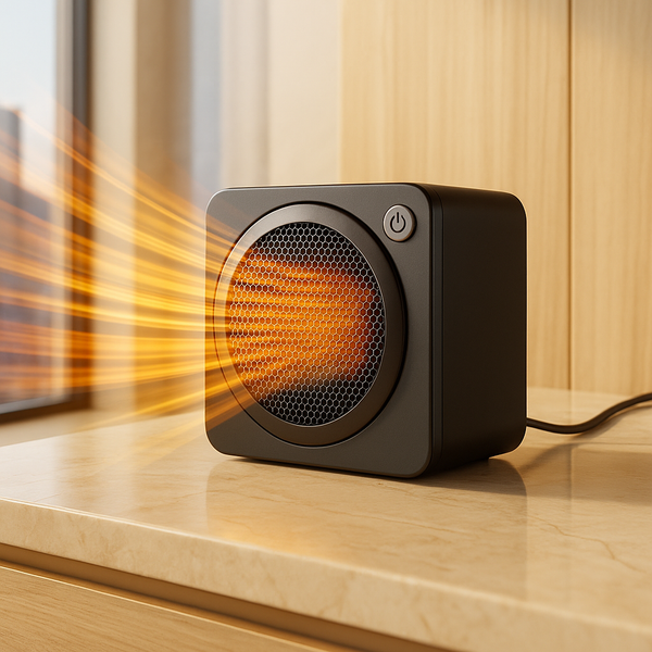 Chauffage d’Espace 500W – Céramique PTC, Compact & Économique