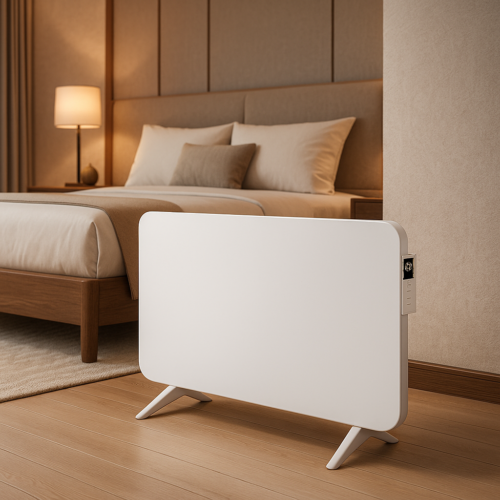 Radiateur Infrarouge Mural WiFi – Panneau Chauffant Métal avec Thermostat