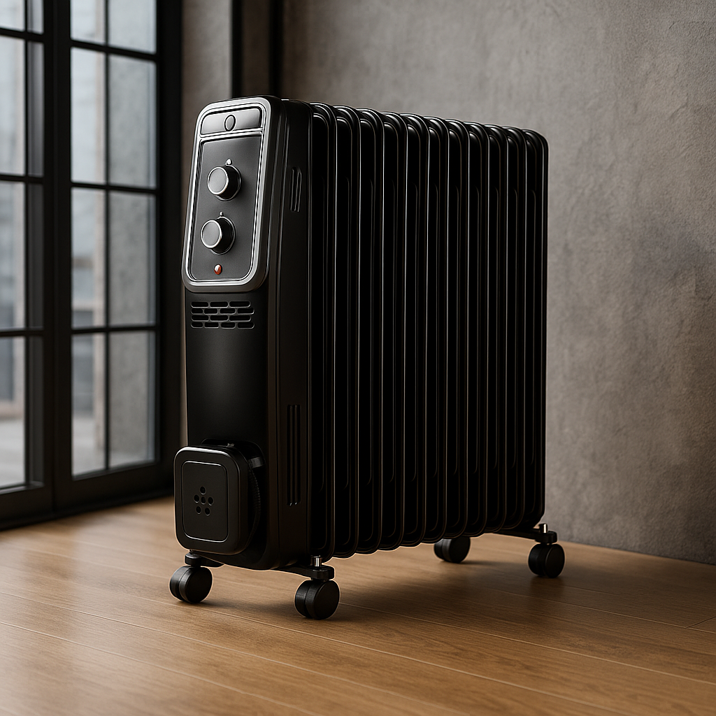Radiateur Électrique à Huile 400–2500W – Chauffage Silencieux & Thermostat Intelligent