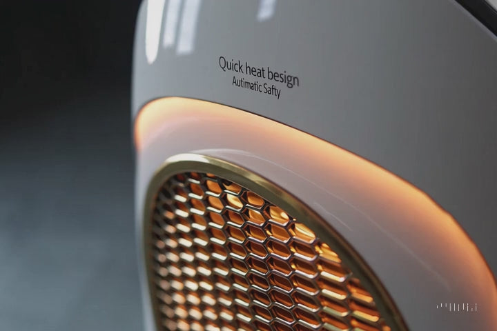 Radiateur Soufflant Céramique 1200W – Chaufline AirFlow Compact